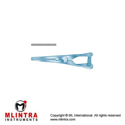 Mini-Glover Vena Atrauma Bulldog Clamp Straight Titanium, 40 mm Jaw Length 14 mm Mini-Glover Vena Atrauma Bulldog Clamp Straight Titanium, 40 mm Jaw Length 14 mm